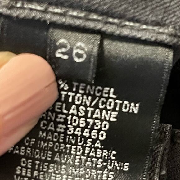 VINCE Women's Skinny Stretch Jeans in Charcoal Gray Size 26 x 29 DV133B-2096 - Picture 8 of 9